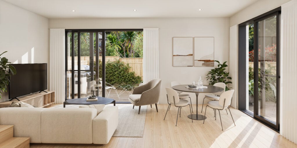 (1) St Giles Park View 5 44 kilbirnie Cres Block C GF Living Dining Final 1024x512 1